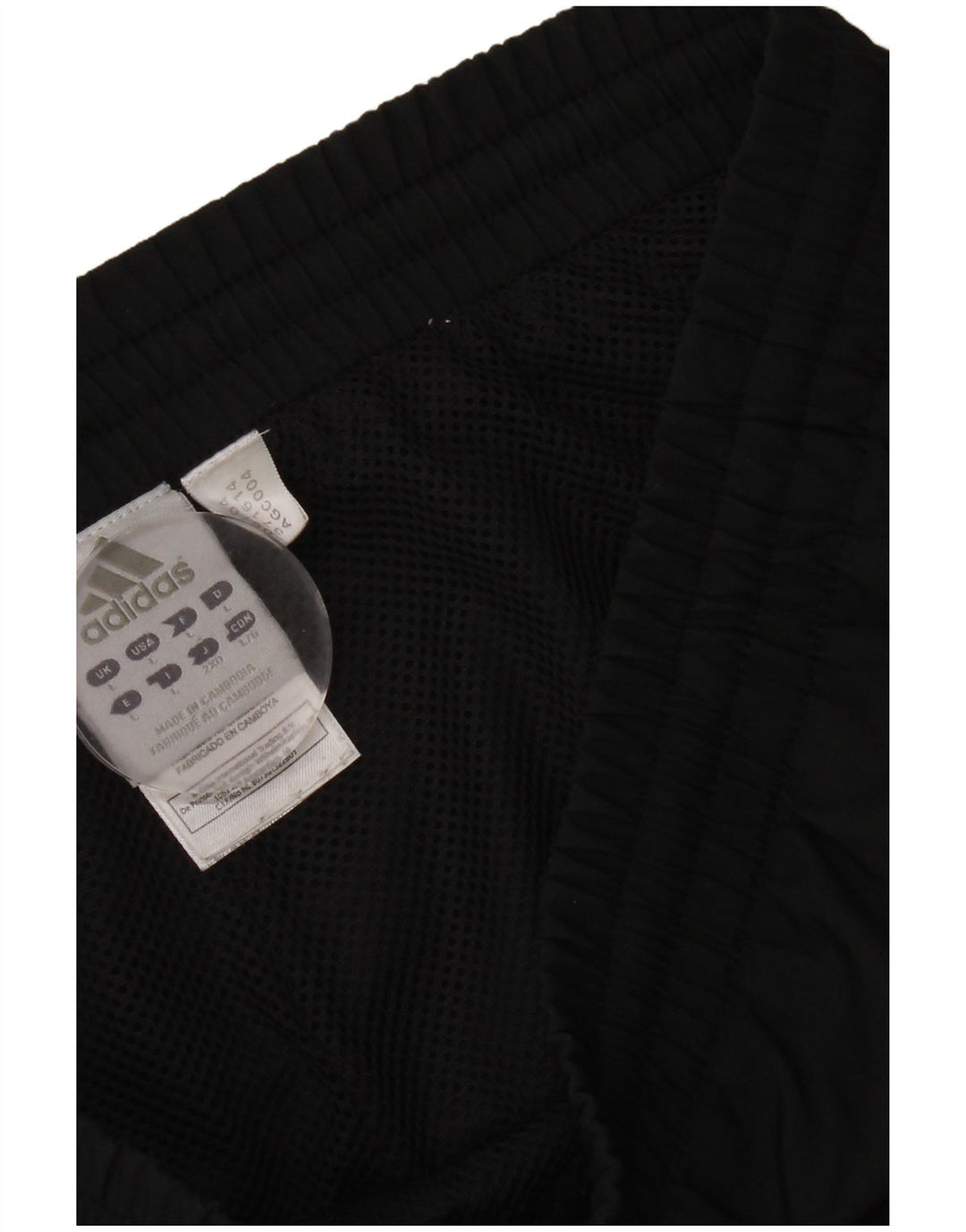 Adidas Pantalon de survêtement pour homme Large Noir Polyester