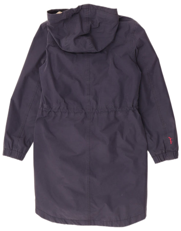 Joules Parka à capuche pour femme UK 10 Small Bleu marine Coton