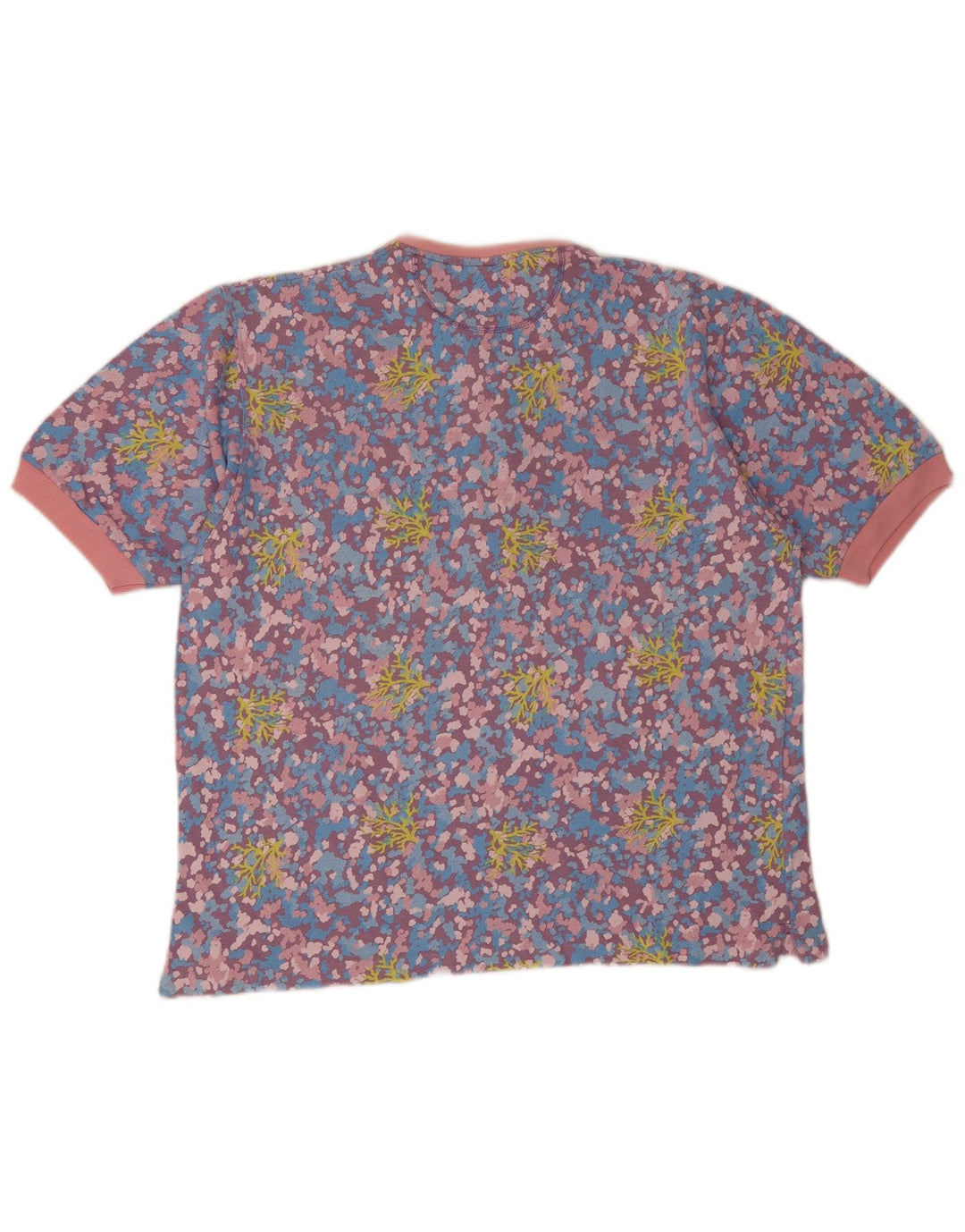 Challenger T-Shirt Homme Top XL Coton Floral Multicolore