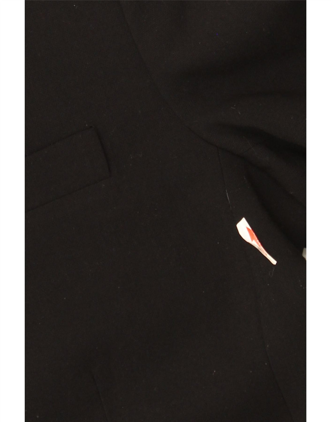 Zara Veste Blazer 1 Bouton Femme UK 16 Large Noir Polyester