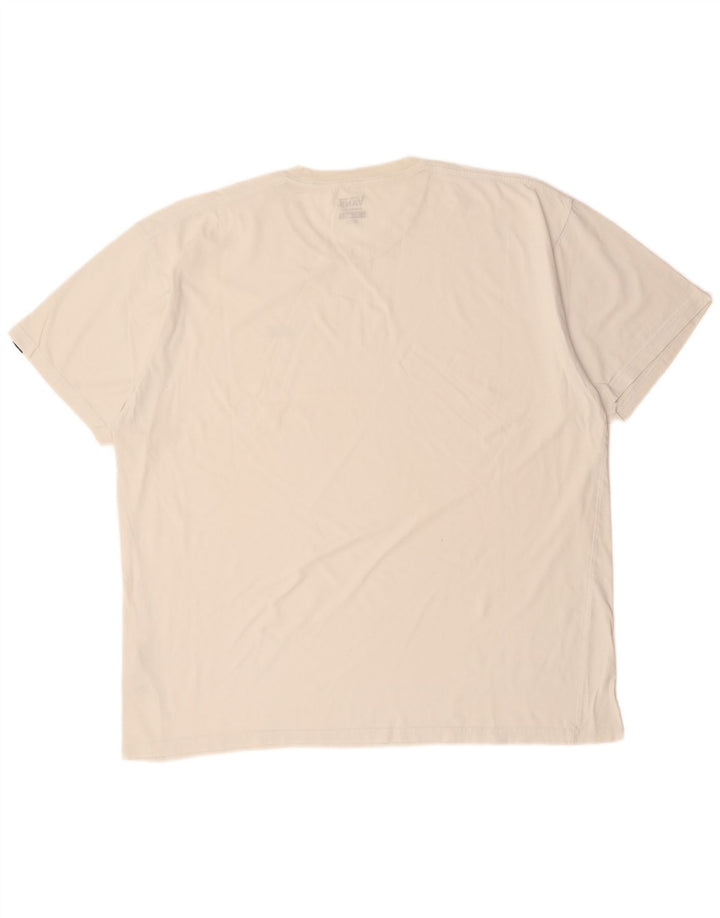 VANS T-Shirt coupe classique pour hommes, haut 2XL en coton blanc