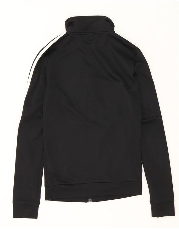 Adidas Veste de survêtement pour femme UK 0/2 2XS Noir Polyester