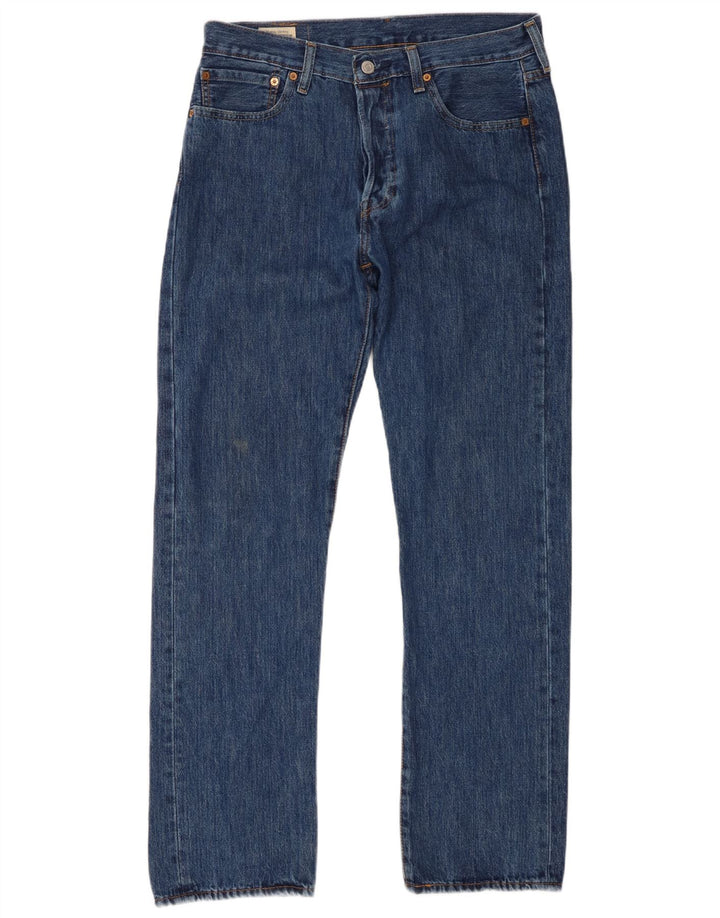 Levi's Jean Droit 501 Homme Bleu W32 L32 Coton