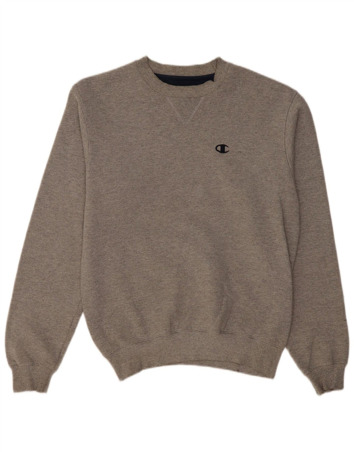 CHAMPION Sweat-Shirt Homme Petit Gris Coton