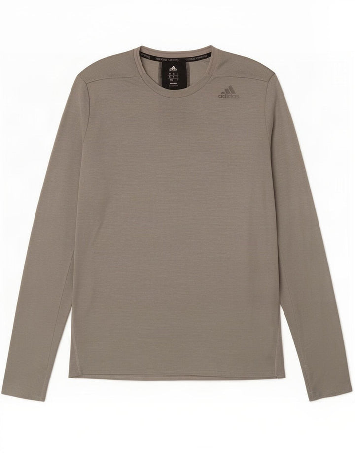 Adidas Supernova Top à manches longues pour homme Gris moyen moucheté