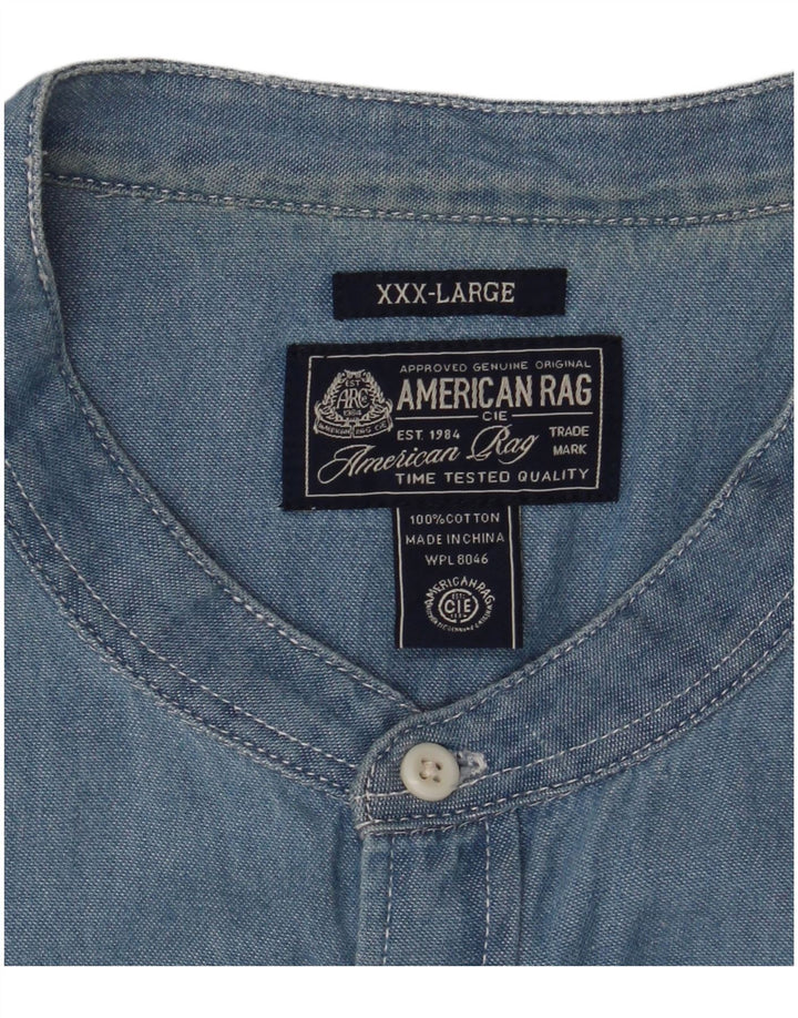 AMERICAN RAG Chemise en Jean Homme 3XL Bleu Coton