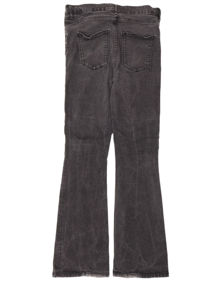 Zara Jean évasé femme EU 44 XL W34 L34 Gris