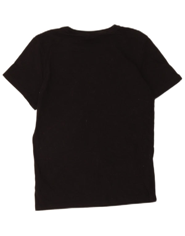 Calvin Klein T-shirt graphique pour garçon 12-13 ans Noir Coton