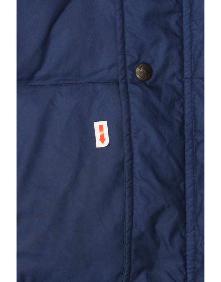 ASICS Mens Padded Gilet UK 40 Large Navy Blue Polyester Vintage Asics and Second-Hand Asics from Messina Hembry 