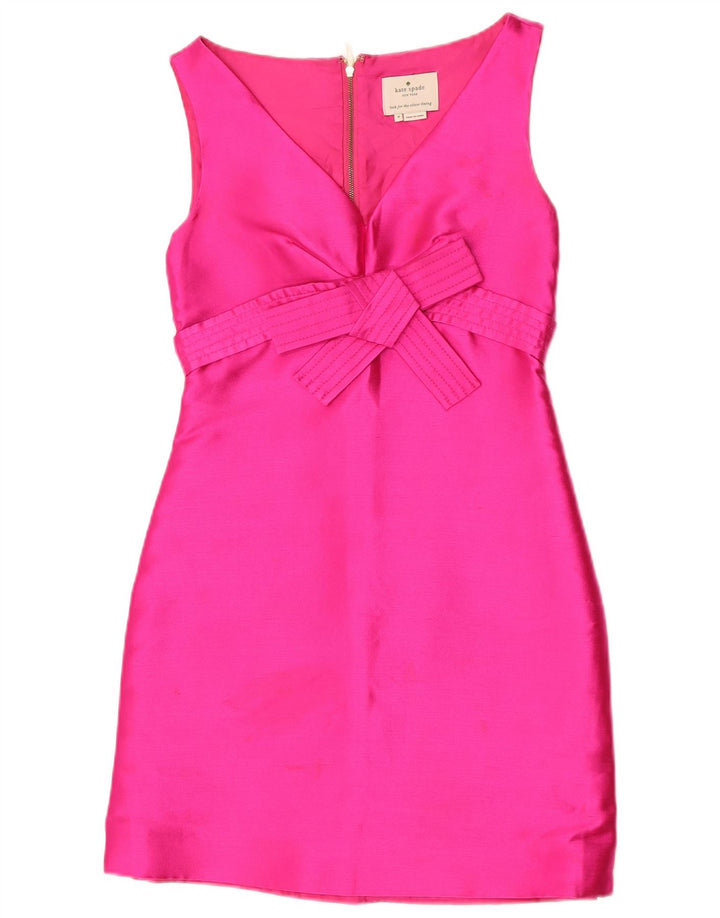 Kate Spade Robe fourreau sans manches pour femme US 4 Petit Rose Polyester