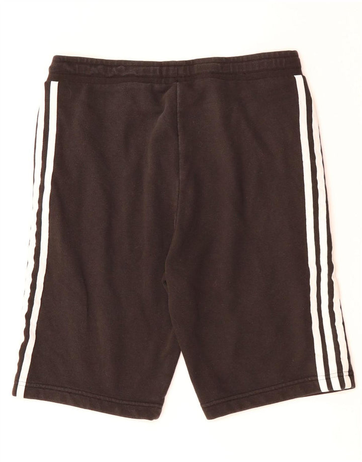 Adidas Short de sport pour homme en coton noir moyen