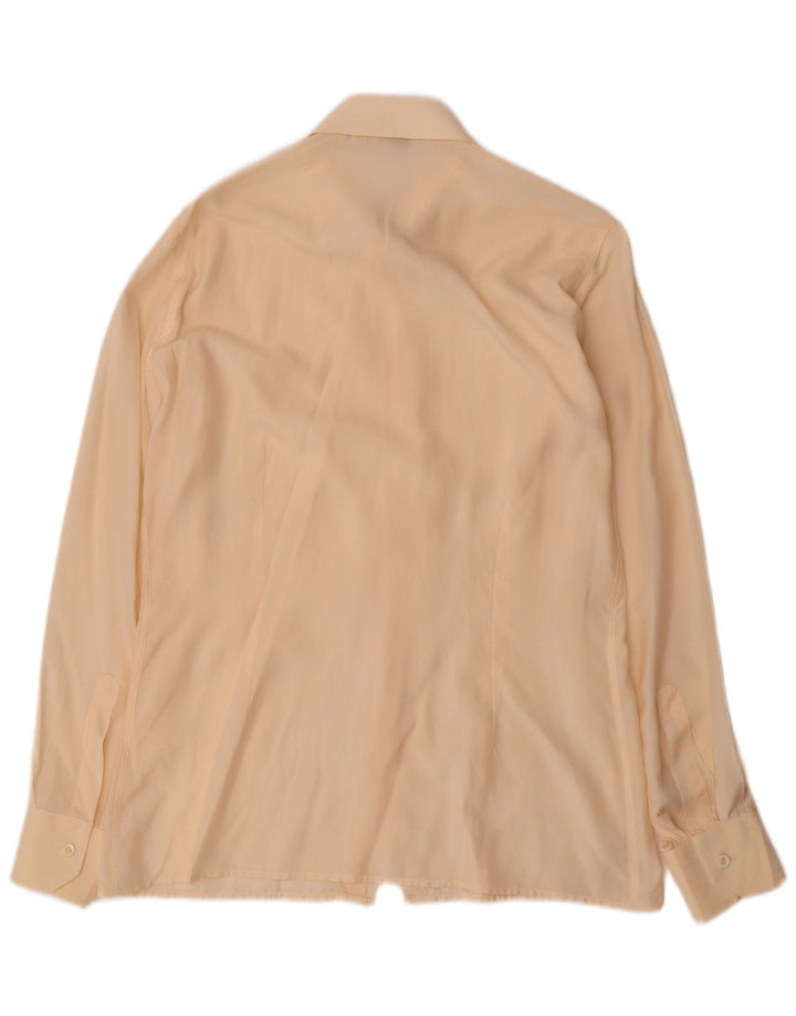 vintage Chemise Homme Taille 37 14 1/2 Petit Beige