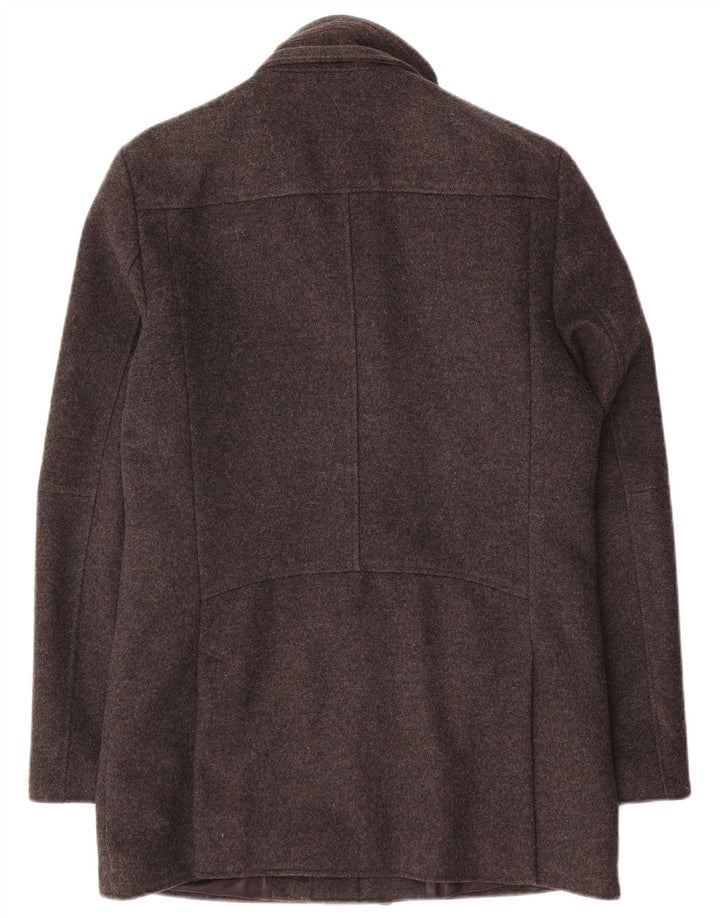 Reiss Manteau Homme UK 38 Laine Gris Moyen