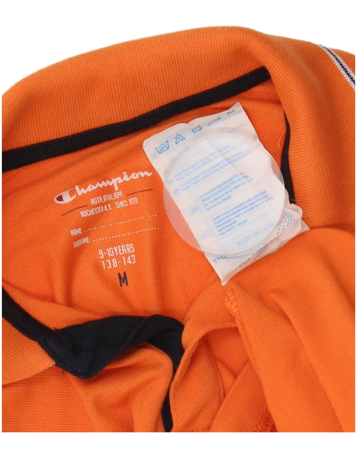 Polo Champion Garçon 9-10 ans Orange Coton