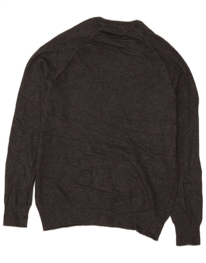Zara Pull Col Ras Du Cou Homme Gris Moyen
