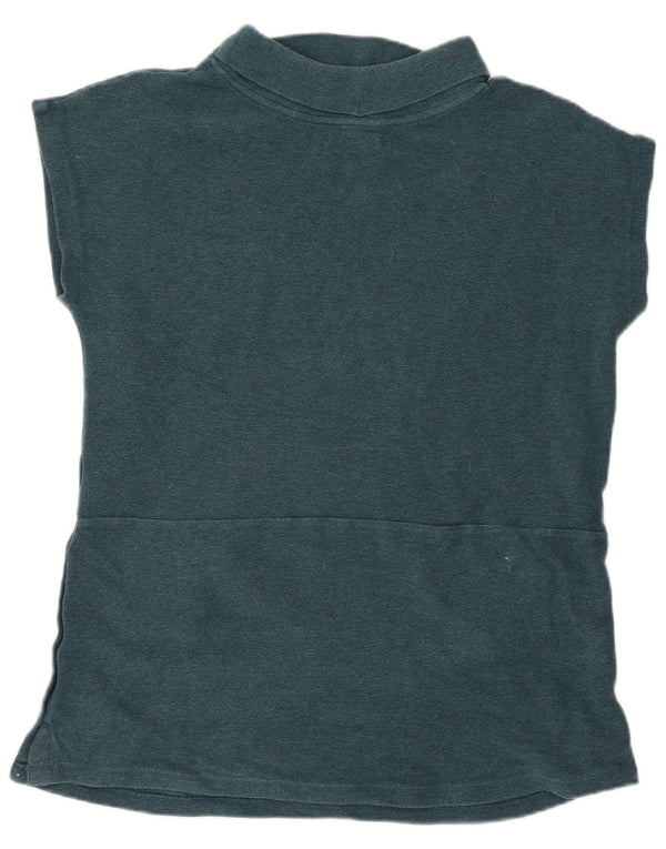 White Stuff Chemisier sans manches en coton vert moyen pour femme UK 42