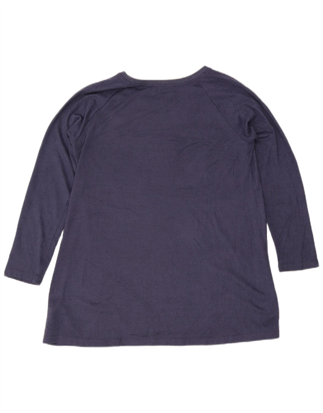 Marks & Spencer Tunique à manches longues pour femme UK 16 Large Bleu Polyester