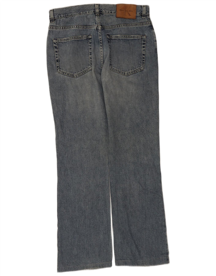 Calvin Klein Jean Bootcut Femme W31 L30 Bleu Coton