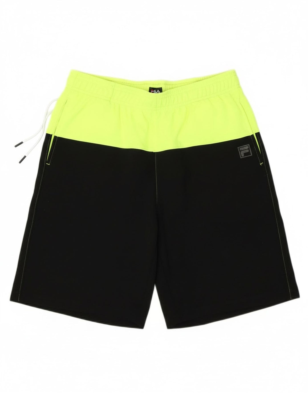 Fila Short de sport garçon 15-16 ans Noir Colourblock Polyester