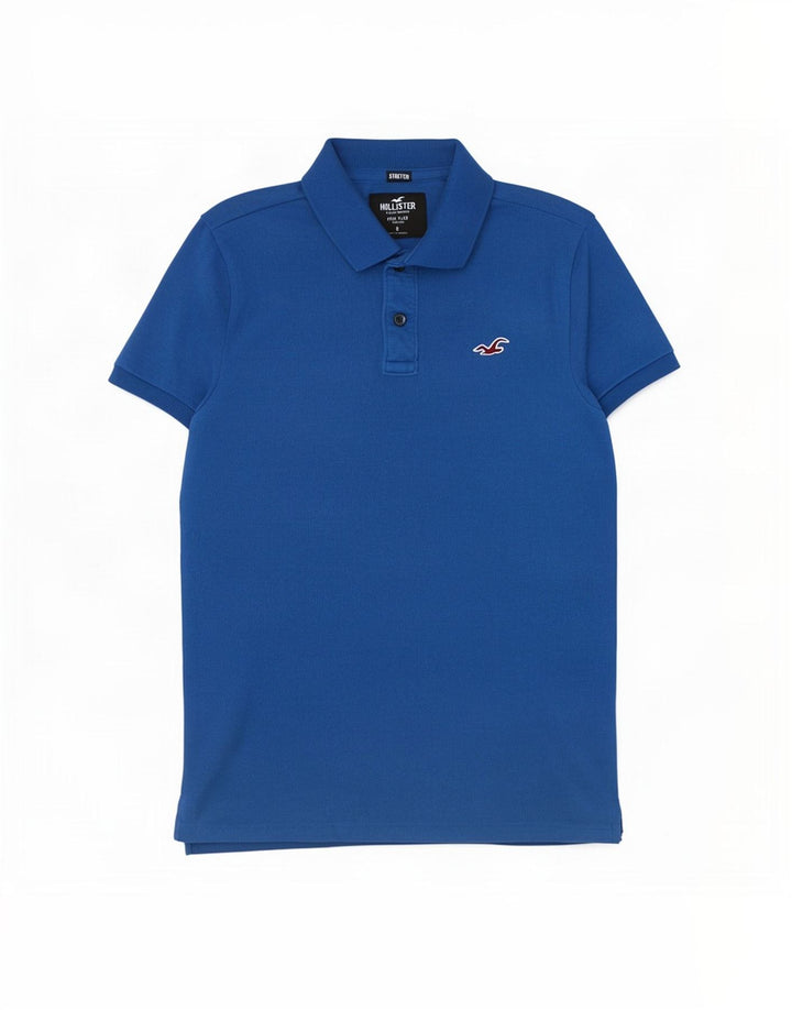 Hollister Polo Homme Petit Bleu Coton