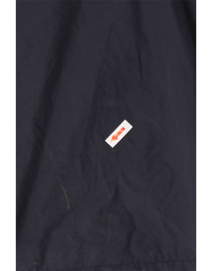 Joules Manteau de pluie Sherpa à capuche pour femme UK 12 Bleu marine moyen Coton