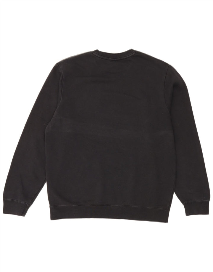 Nike Sweat-shirt graphique en coton color block noir moyen pour homme