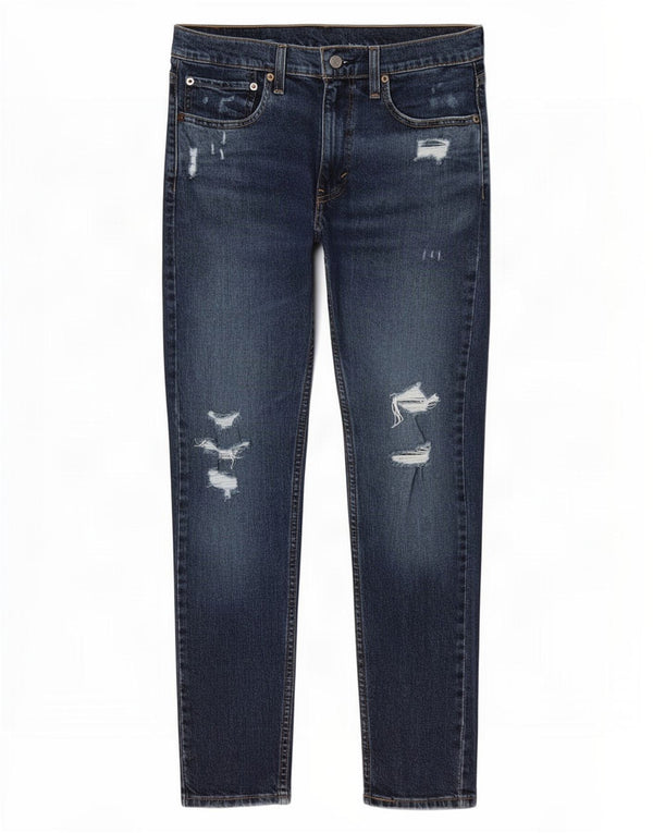 Levi's Jean Slim 519 Homme W32 L30 Bleu Marine Coton