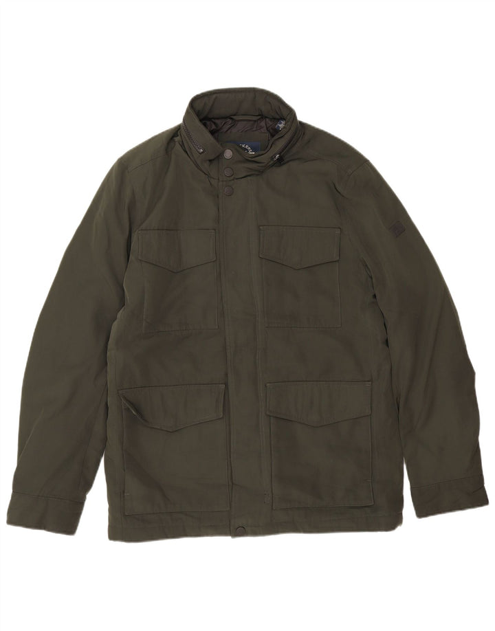 Dockers Veste coupe-vent pour homme UK 36 Small Vert Polyester
