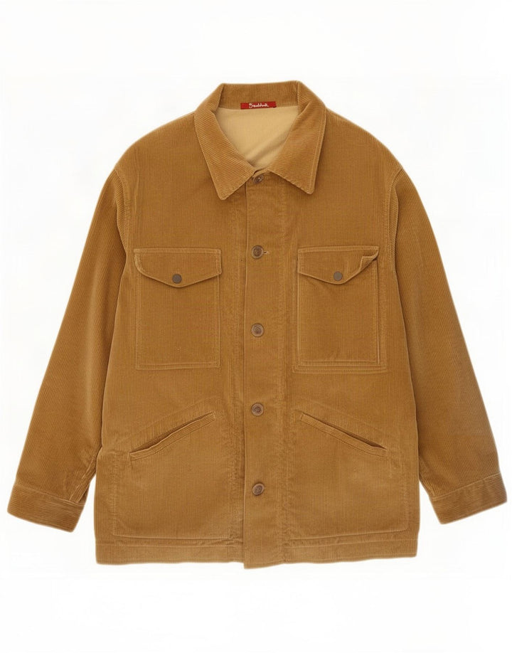 Braddock Veste en velours côtelé pour homme UK 38 Coton beige moyen