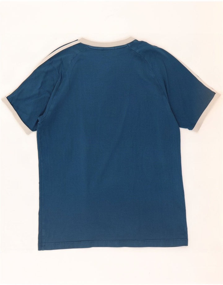 Adidas T-Shirt Homme Top Bleu Moyen Coton