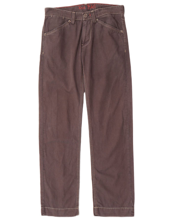 Murphy & Nye Pantalon décontracté droit pour homme W31 L32 Marron Coton