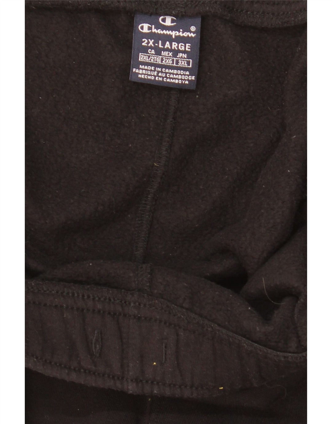 Champion Pantalon de survêtement pour homme 2XL Noir
