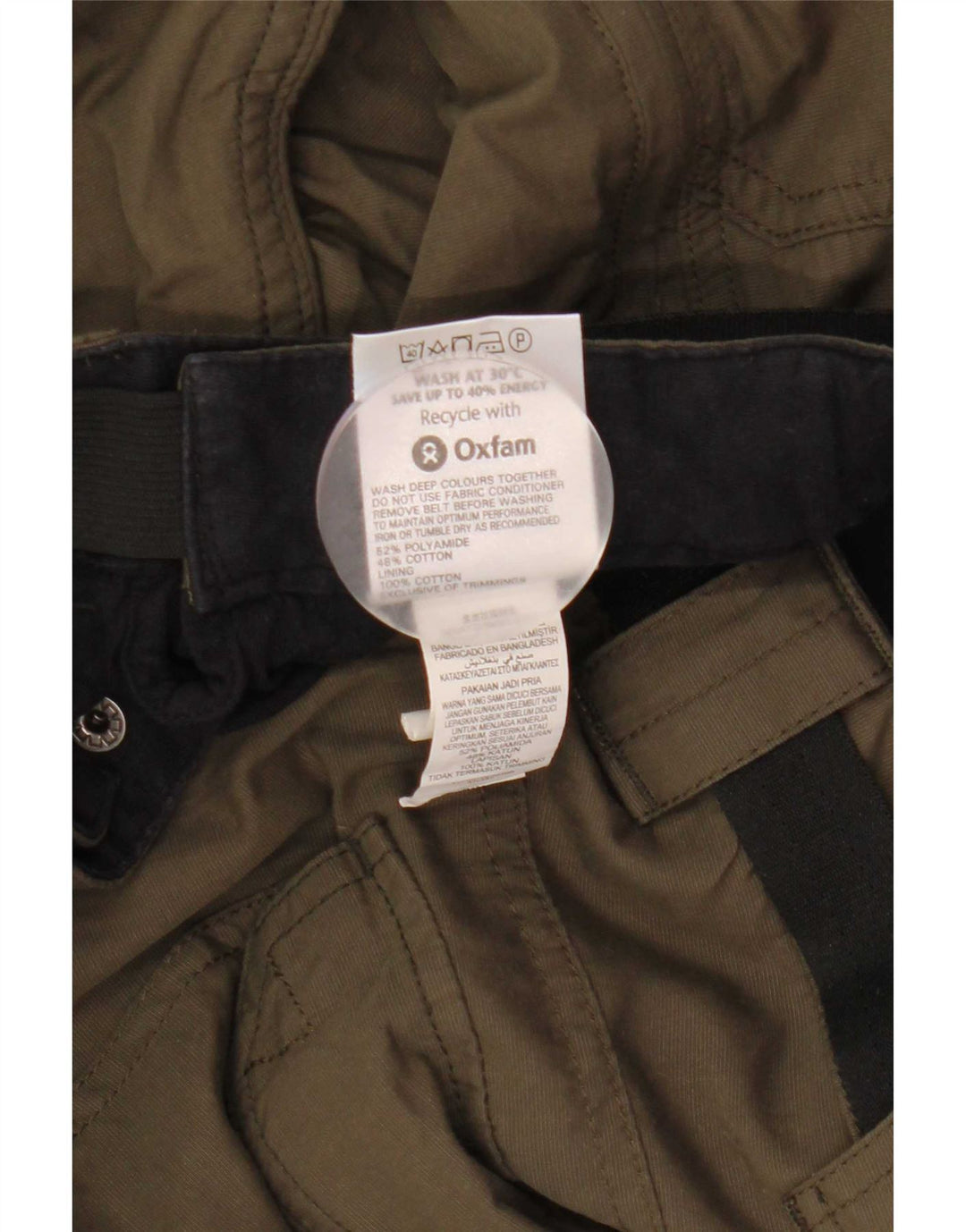 Marks & Spencer Pantalon Cargo Droit Blue Harbor Homme Kaki