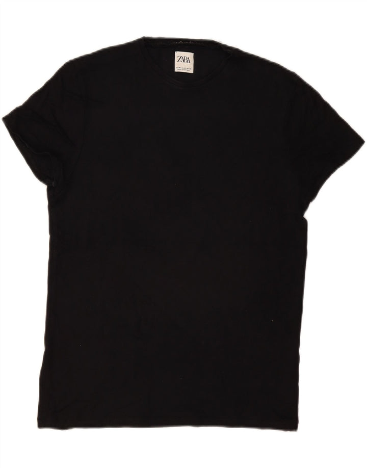 Zara T-Shirt Homme Noir Moyen
