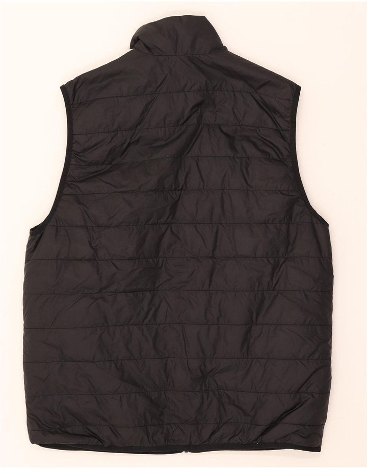 Adidas Gilet rembourré pour homme UK 38 Medium Noir Polyamide