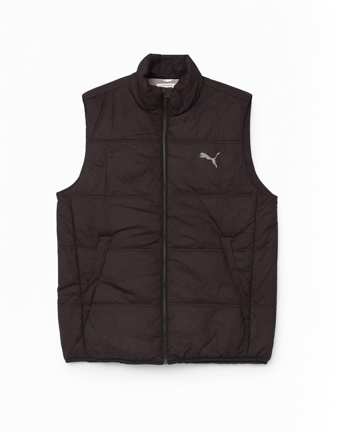 Puma Gilet rembourré graphique pour homme UK 42 XL Noir Polyester