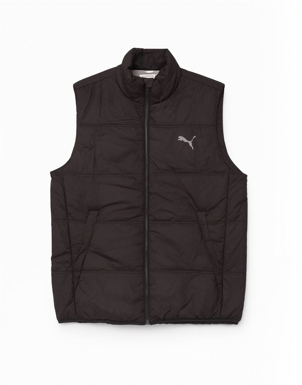 Puma Gilet rembourré graphique pour homme UK 42 XL Noir Polyester