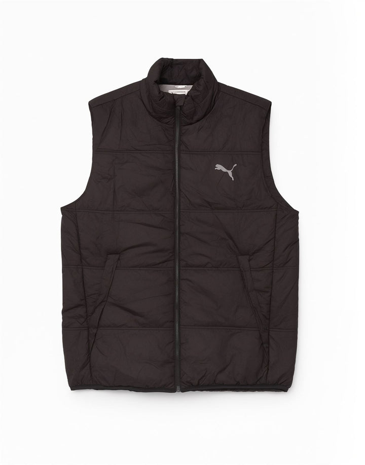 Puma Gilet rembourré graphique pour homme UK 42 XL Noir Polyester