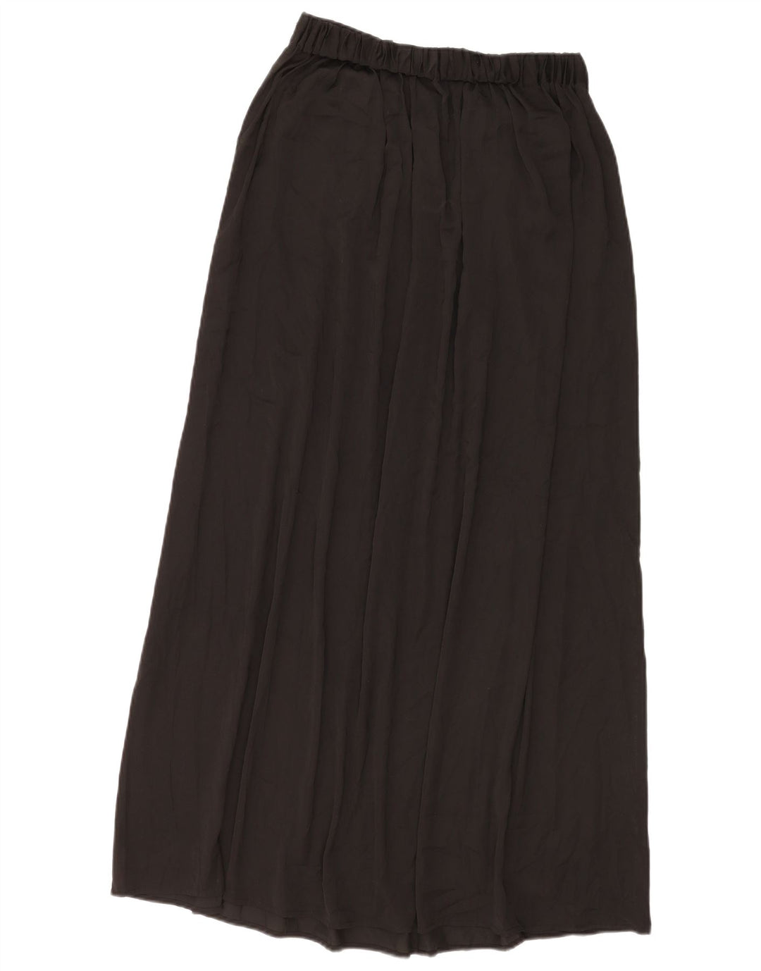 ZARA Femme Jupe Maxi Plissée Moyen W28 Noir