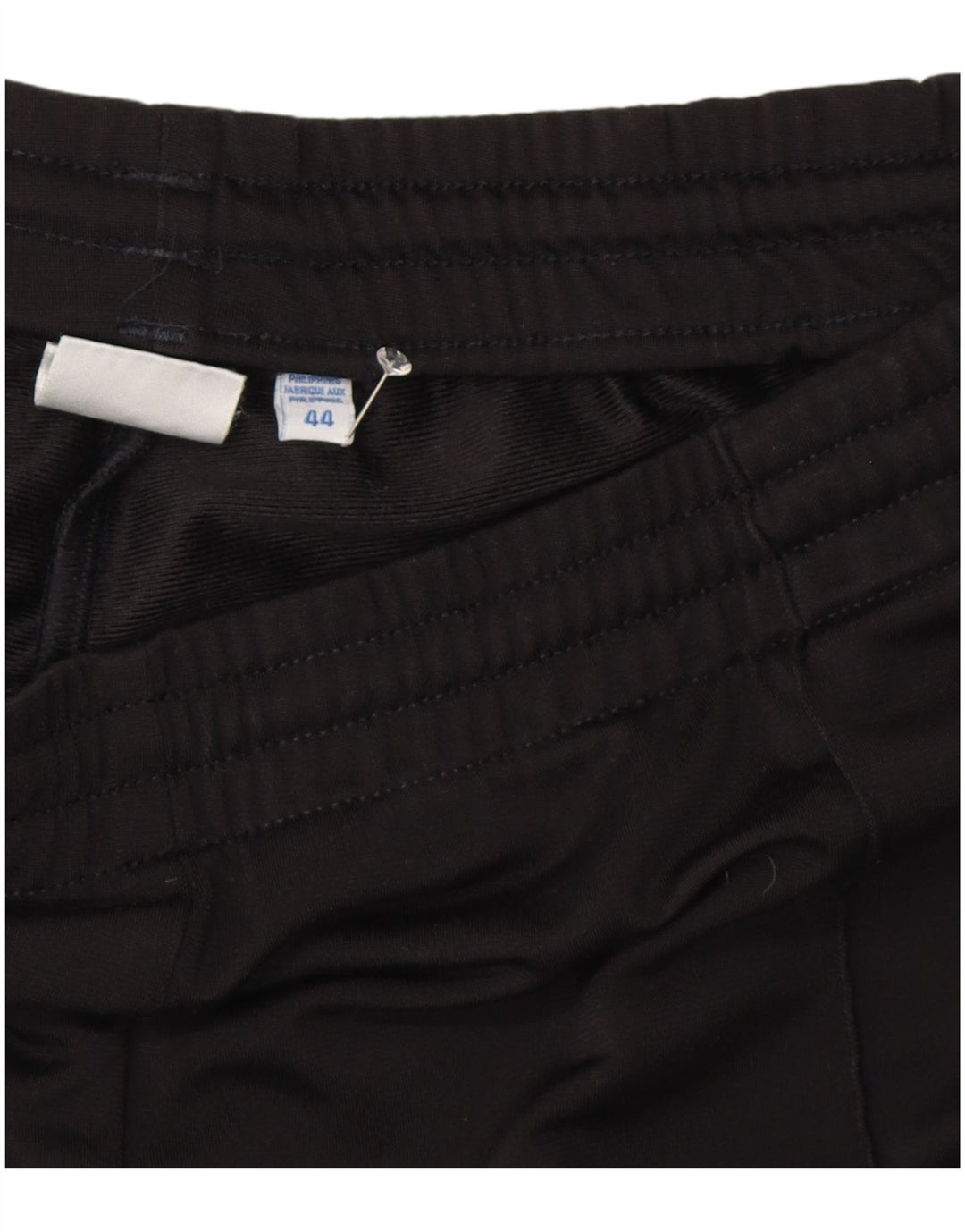 Adidas Femme Pantalon De Survêtement IT 44 Moyen Noir Polyester