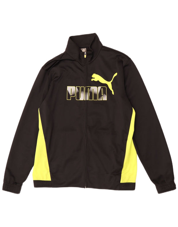 Puma Veste de Survêtement Graphique Homme Large Noir Colorblock
