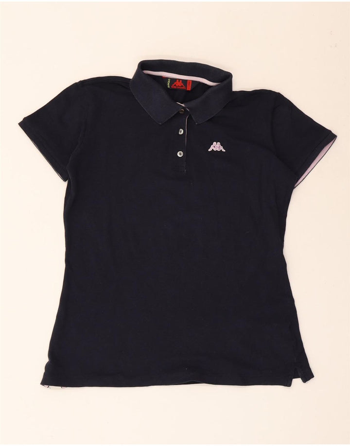 KAPPA Polo Fille 13-14 ans XL Bleu Marine Coton