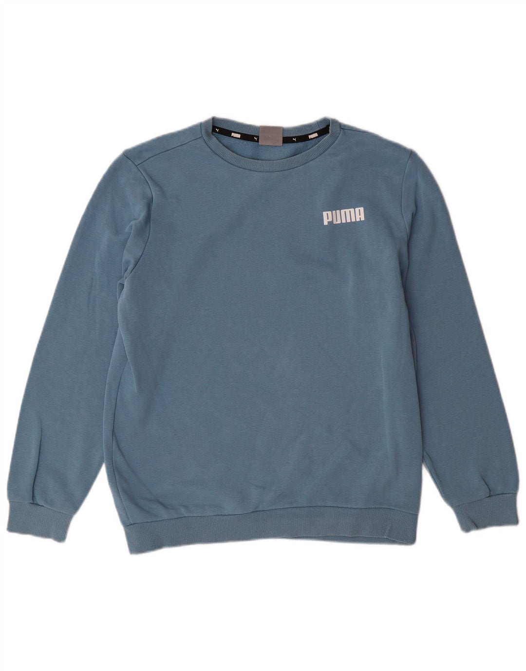 Puma Sweat-shirt pour homme en coton bleu Taille S