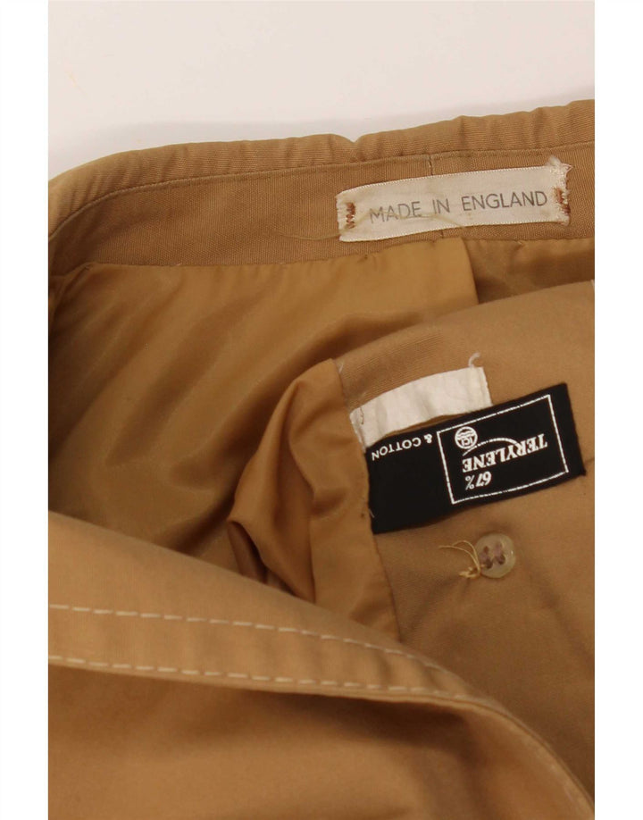 vintage Mens Overcoat UK 40 Grand Coton Beige