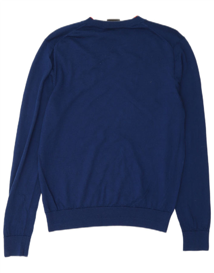 Paul Smith Pull Col V Homme Bleu Marine Moyen Laine