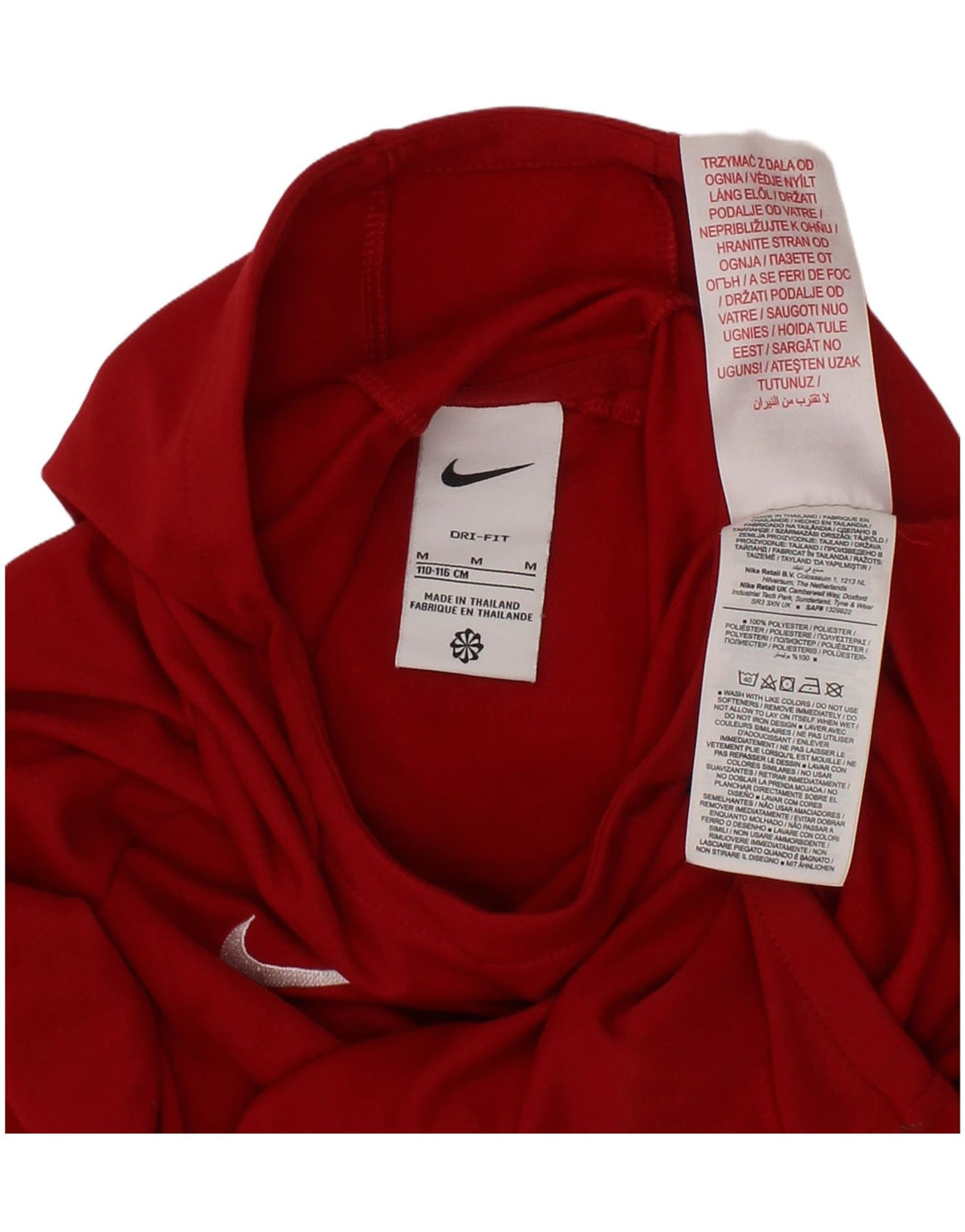 NIKE Pull à capuche graphique Liverpool pour garçon 5-6 ans Rouge moyen Polyester
