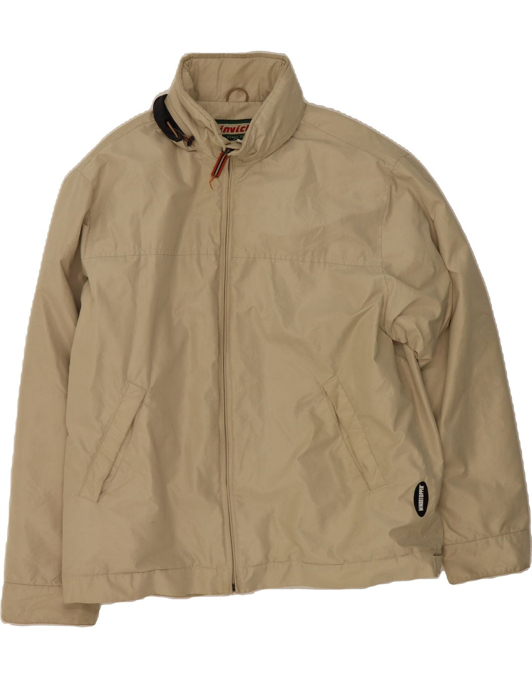 INVICTA Mens Bomber Jacket UK 42 XL Beige Polyamide Vintage Invicta and Second-Hand Invicta from Messina Hembry 