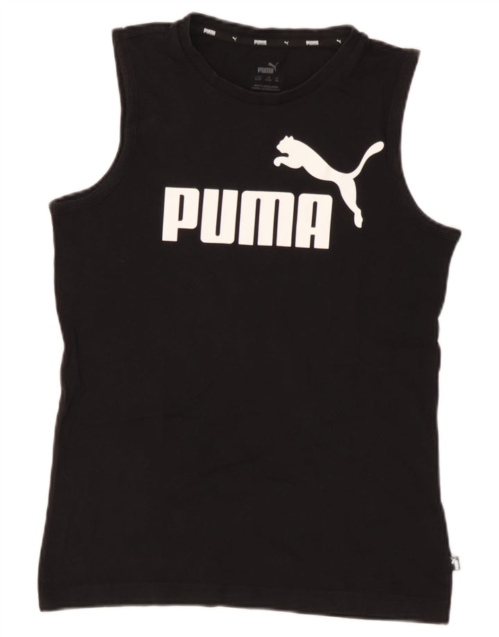 Puma Débardeur Graphique Garçon 13-14 ans Noir Coton