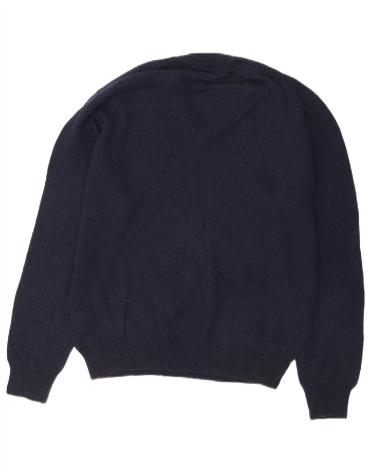 Marks & Spencer Pull Regular Fit Col V Homme Bleu Marine Moyen