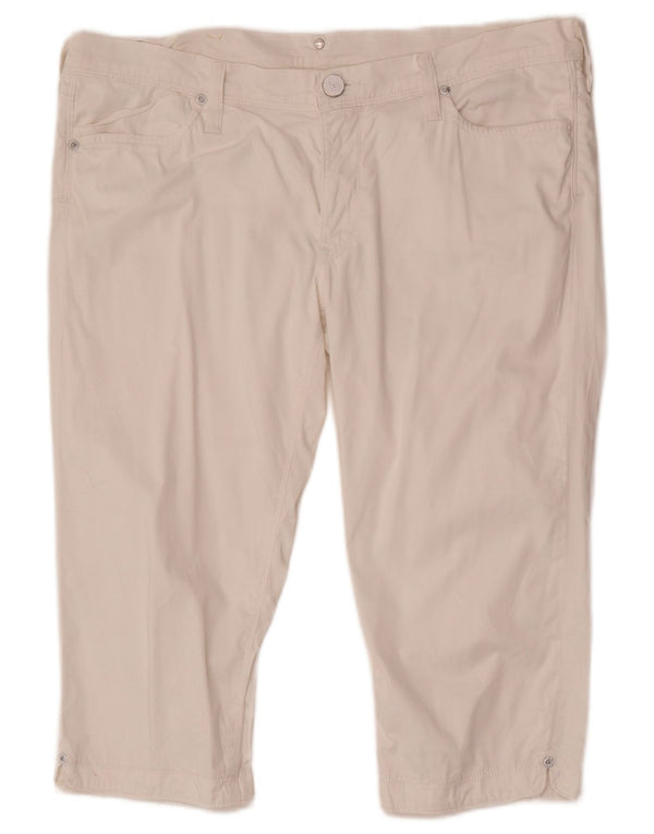 Lee Bermuda Enka Femme W32 Large Blanc Coton